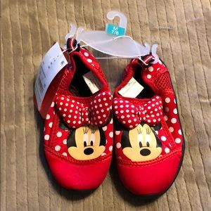 Minnie Mouse red water shoes toddler girls 7/8